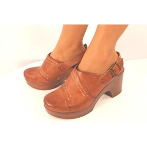 B.O.C Cecila Faux Leather Heeled Clogs - Size 9